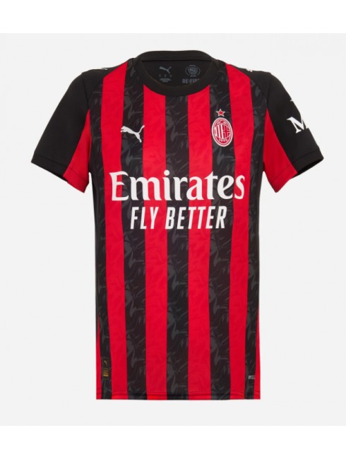 AC Milan Replika Hemmakläder Dam 2025-26 Kortärmad AC Milan Replika Hemmakläder Dam 2025-26 Kortärmad